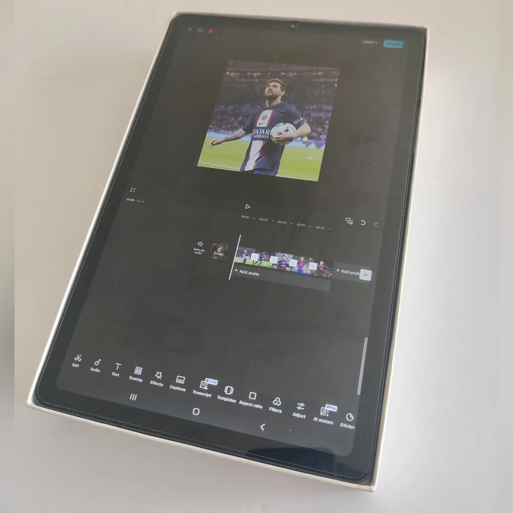 Samsung Galaxy S6 Lite Tablet With TikTok and CapCut App